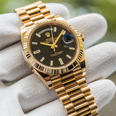 rolex day date gold price used|Rolex Day-Date 40 cost.